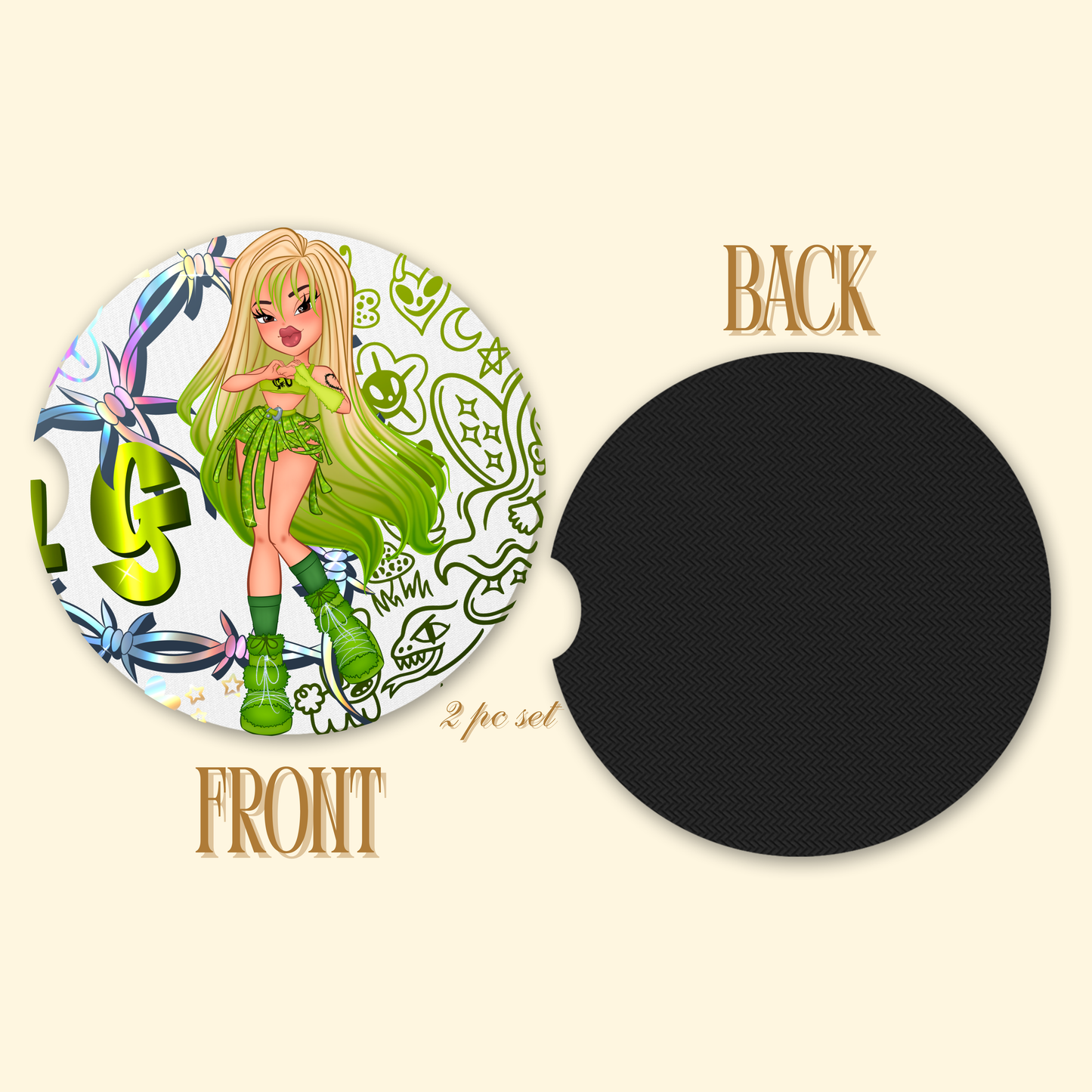 Karol G Car Coasters