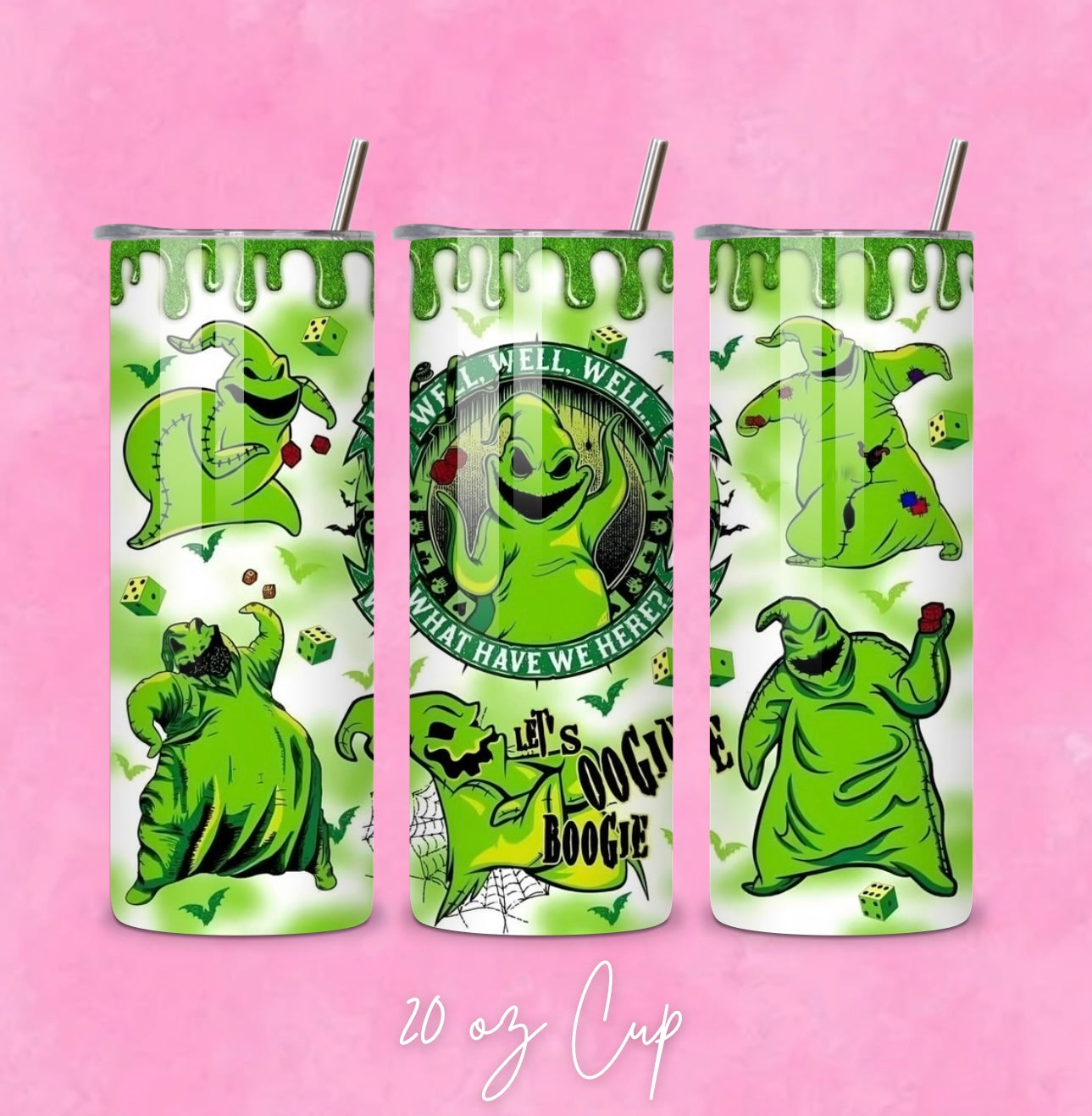 Green Spooky Tumbler