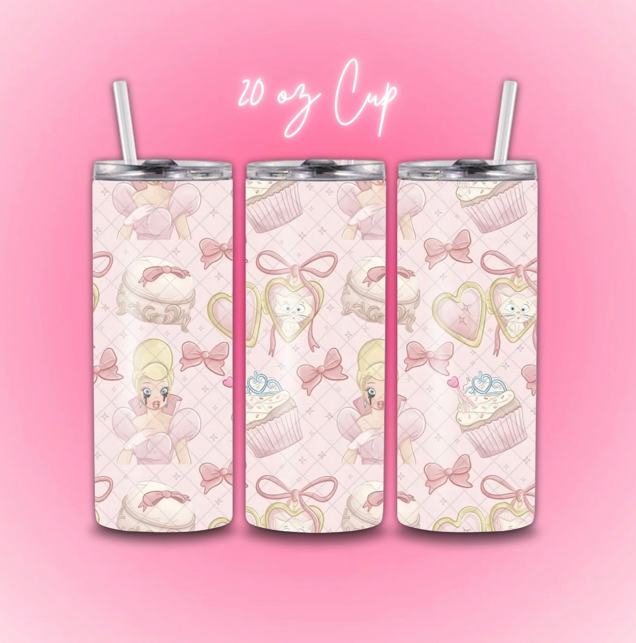 Pink Princess Tumbler