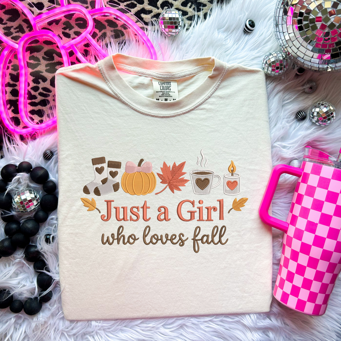 Fall Girl Print
