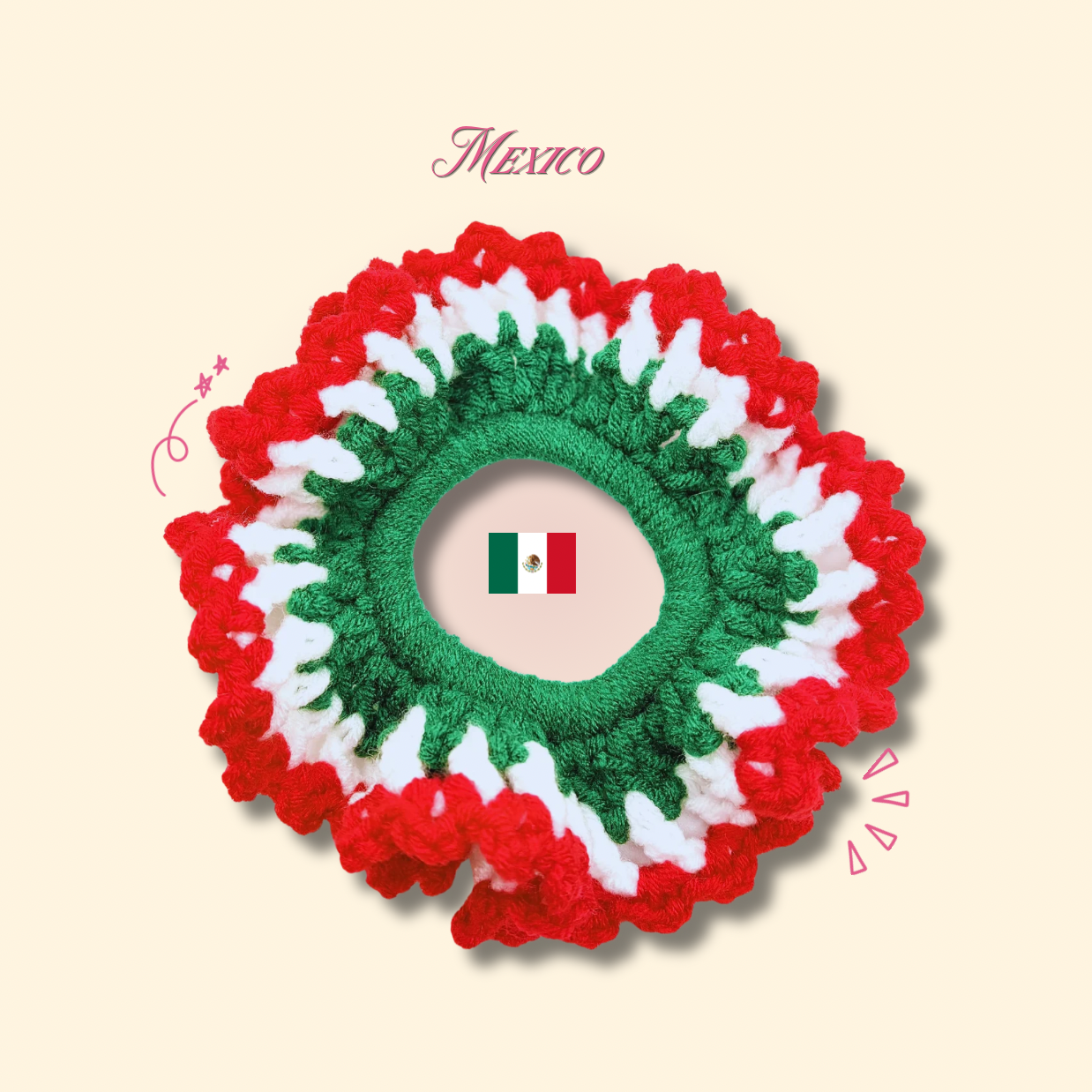 México Scrunchie