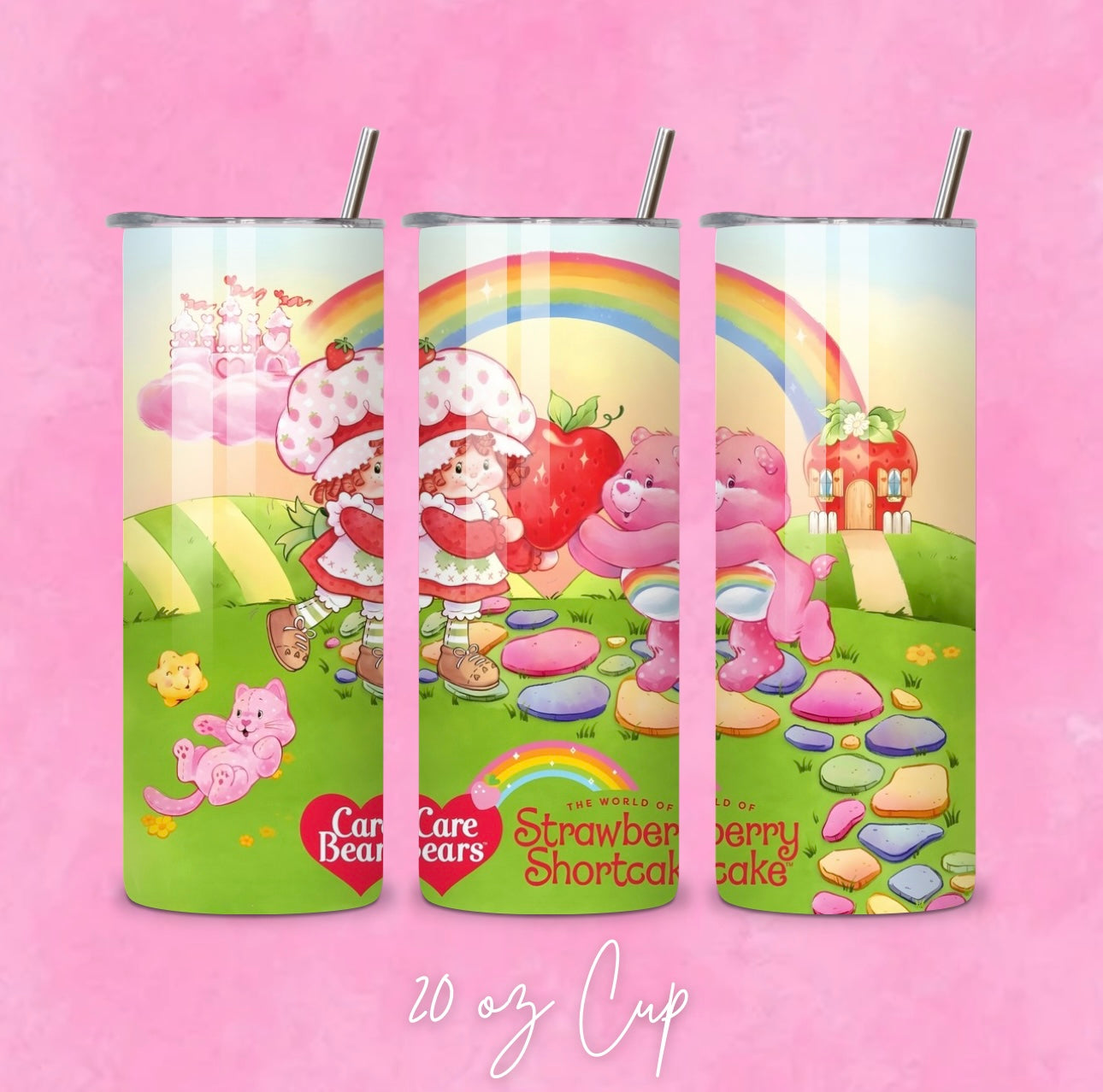 Strawberry X Bear Tumbler