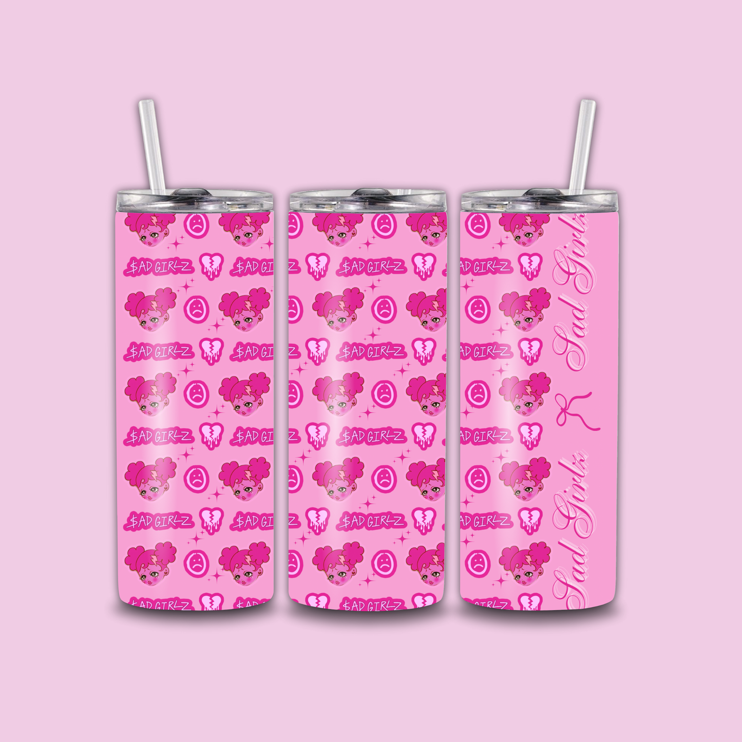 Pink Sad Girlz Tumbler