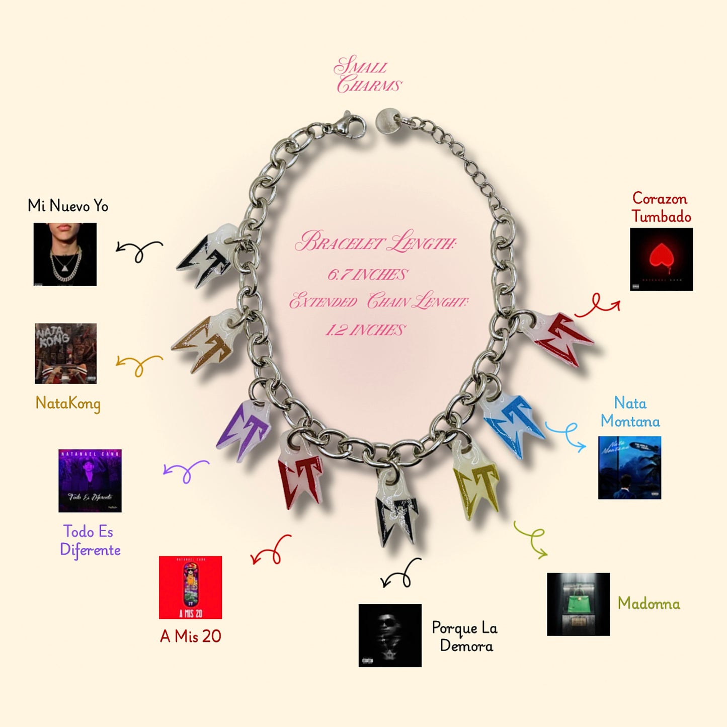 Nata Cano Charm Bracelet