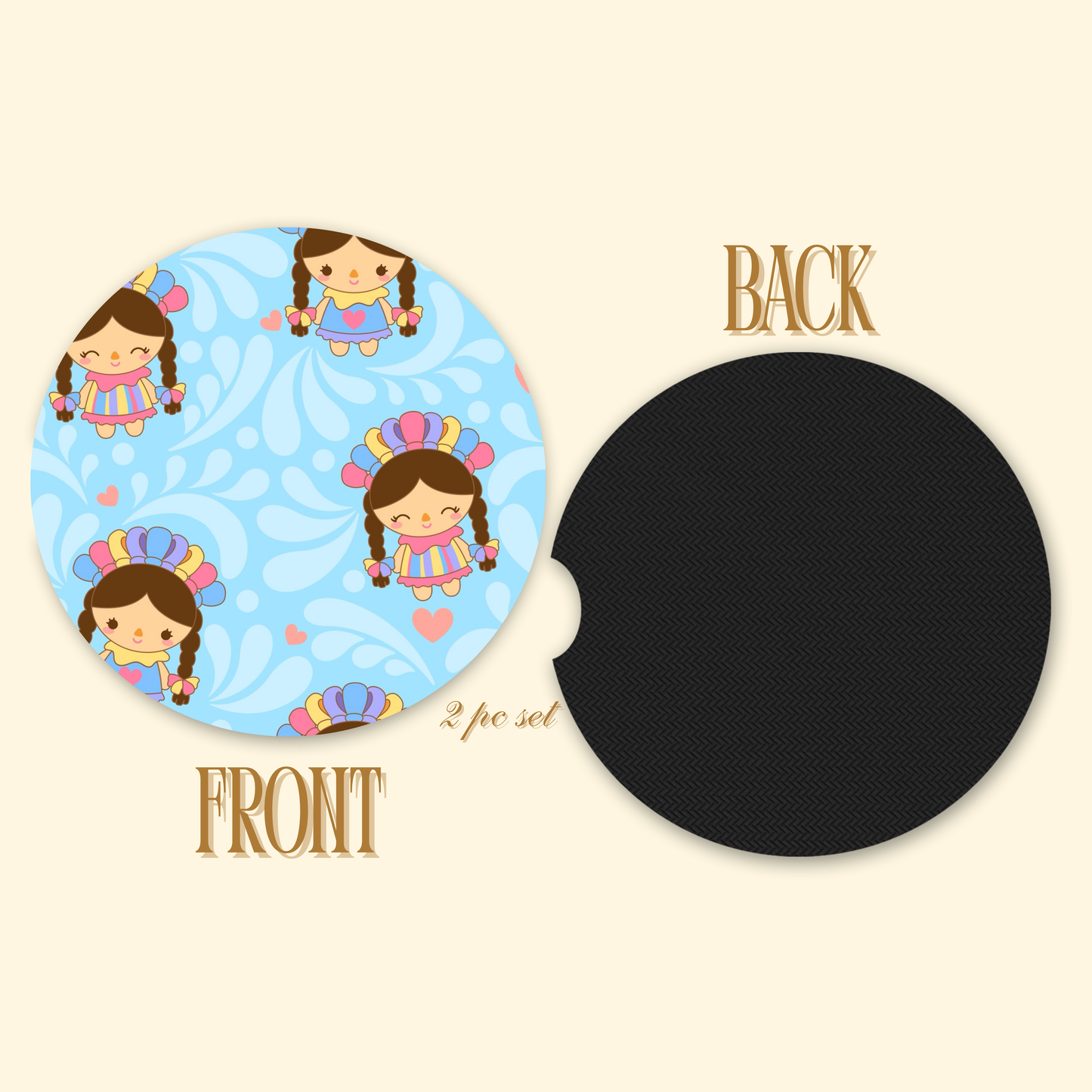 Doll Car Coasters