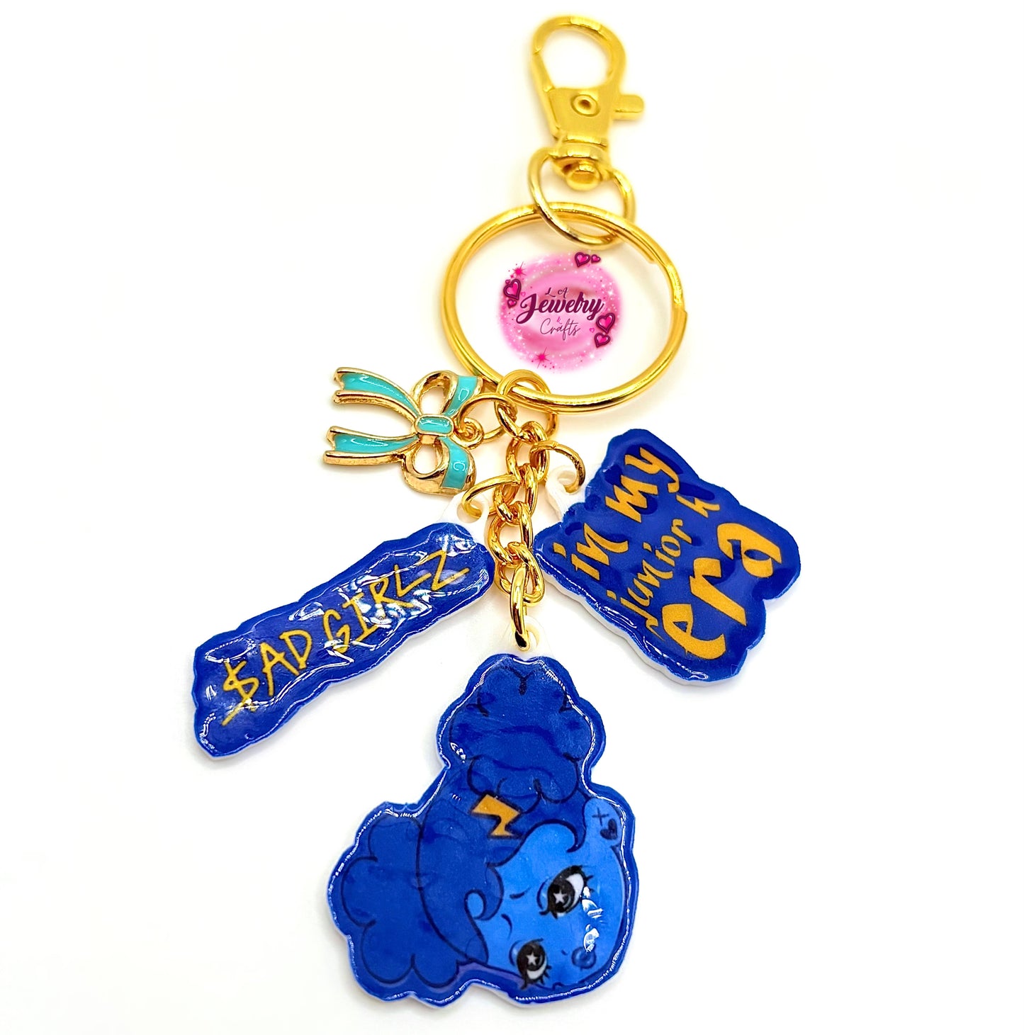 Blue Sad Girlz Keychain
