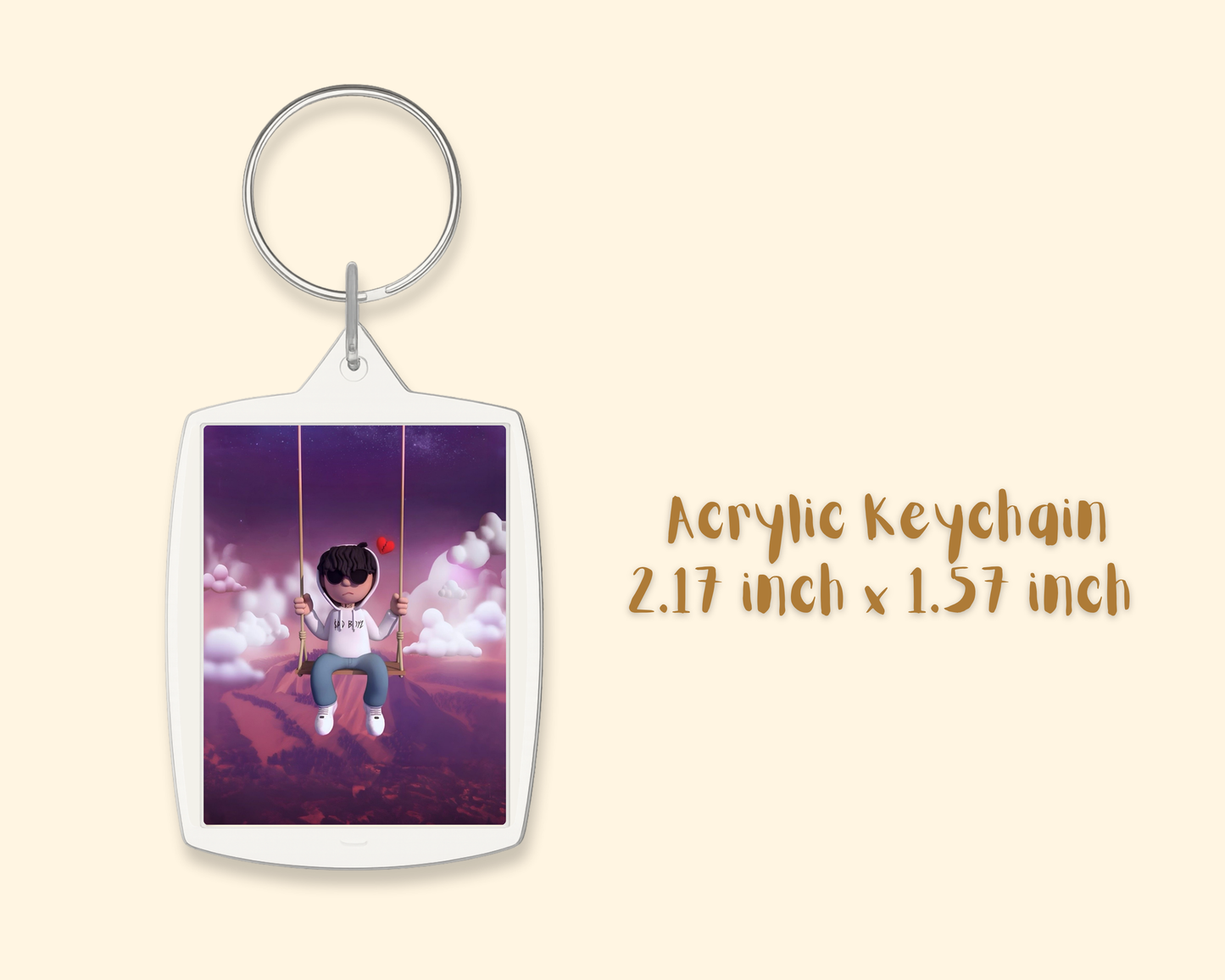 Sad Boyz 4 Life Keychain