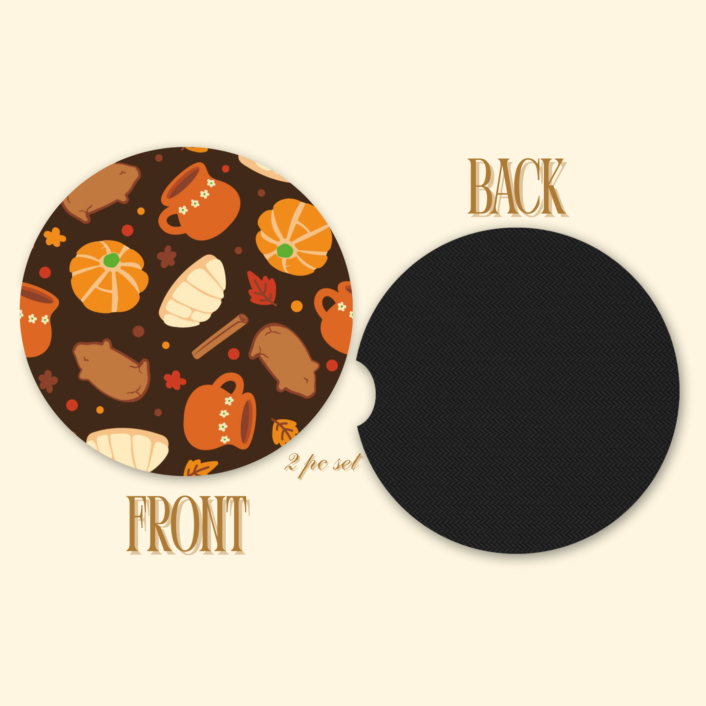 Fall Car Coasters
