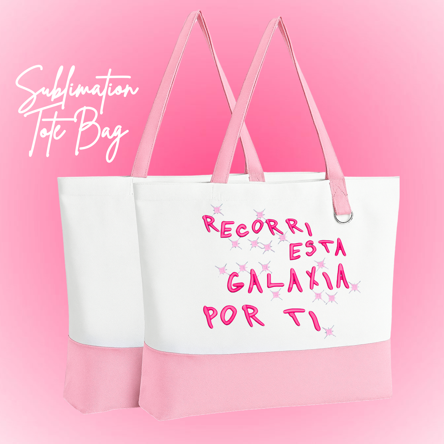 Pink Ivan Cornejo Tote Bag