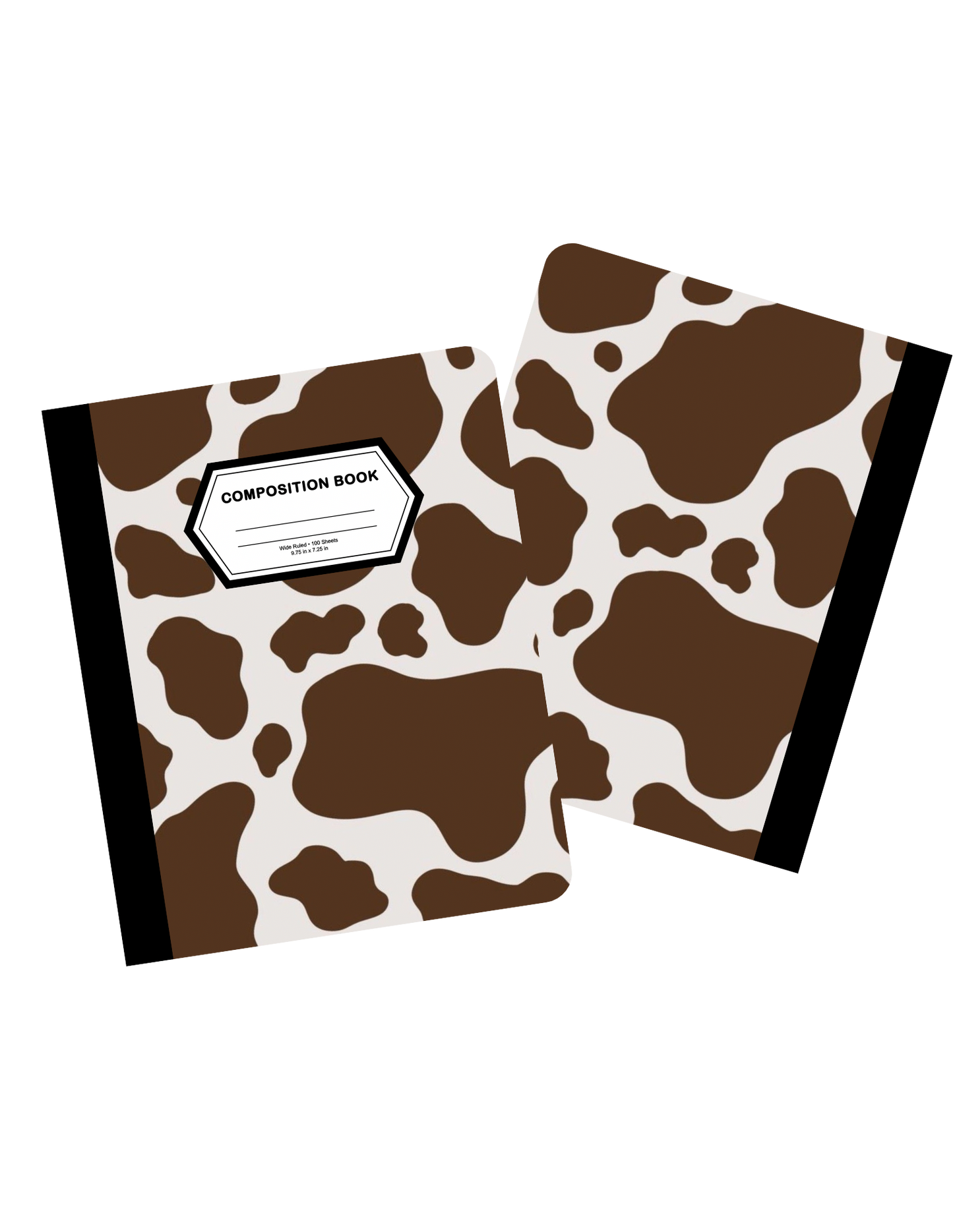 Cow Print Notebook