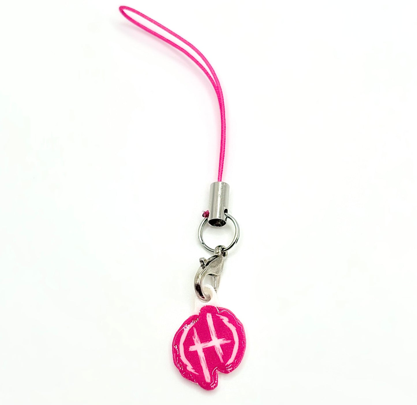Pink Junior H Phone Charm