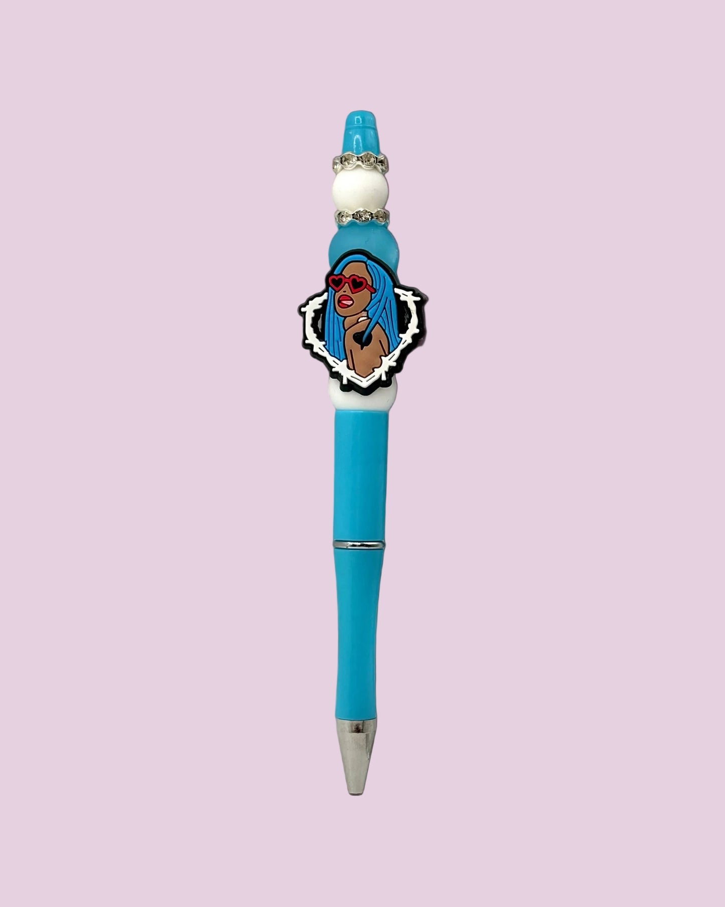 Blue Karol G Pen