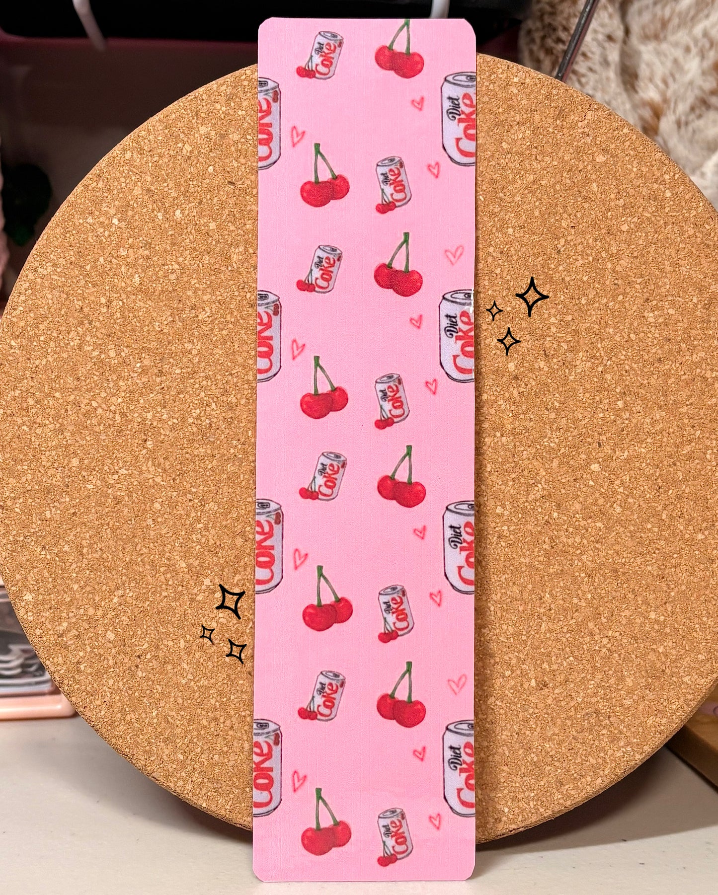 Pink Cherry Bookmark