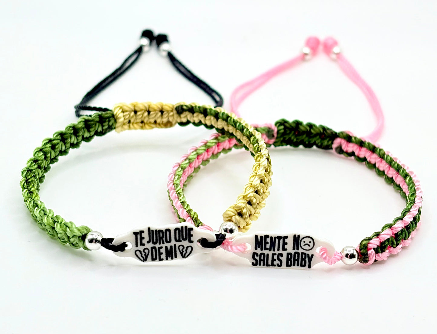 Te Juro Que De Mi Mente No Sales Baby Bracelets