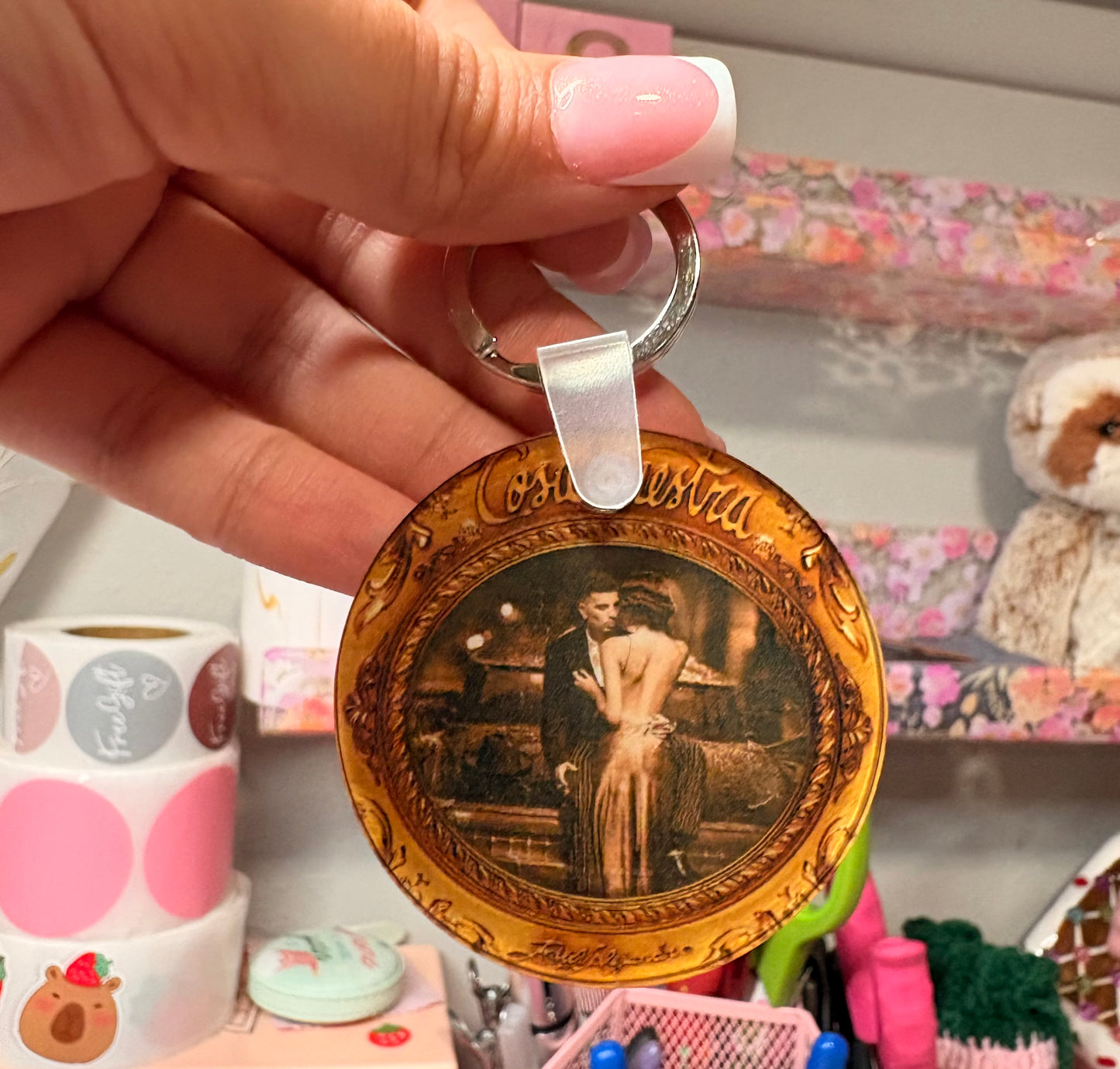 Cosa Nuestra Keychain