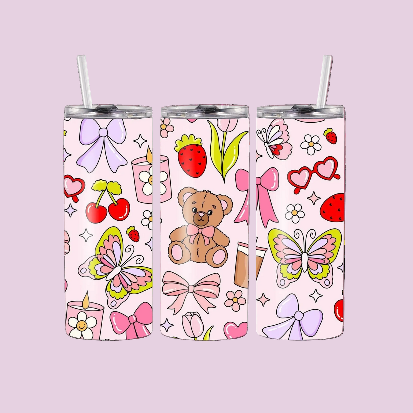 Pink Coquette Tumbler Cup