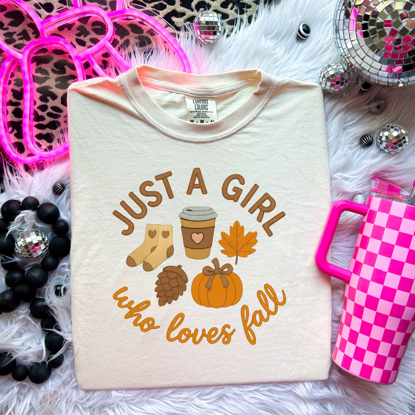 Fall Girl Print