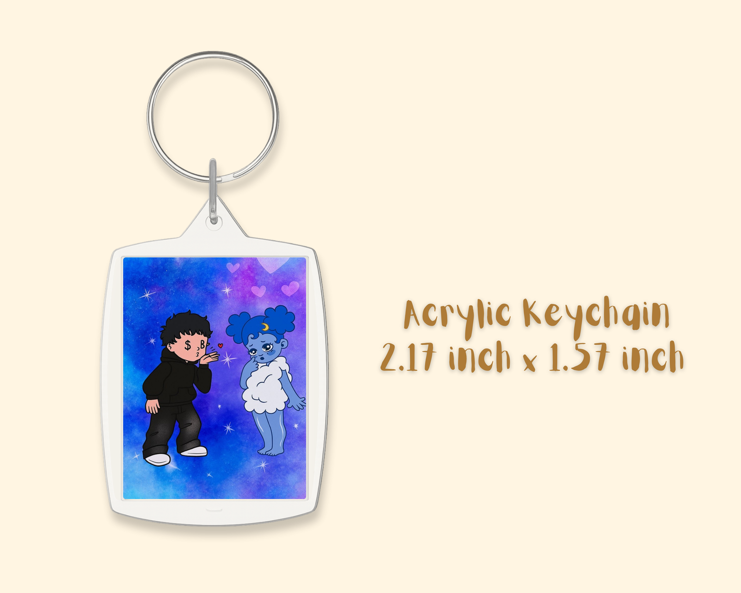 Blue SB X SG Keychain