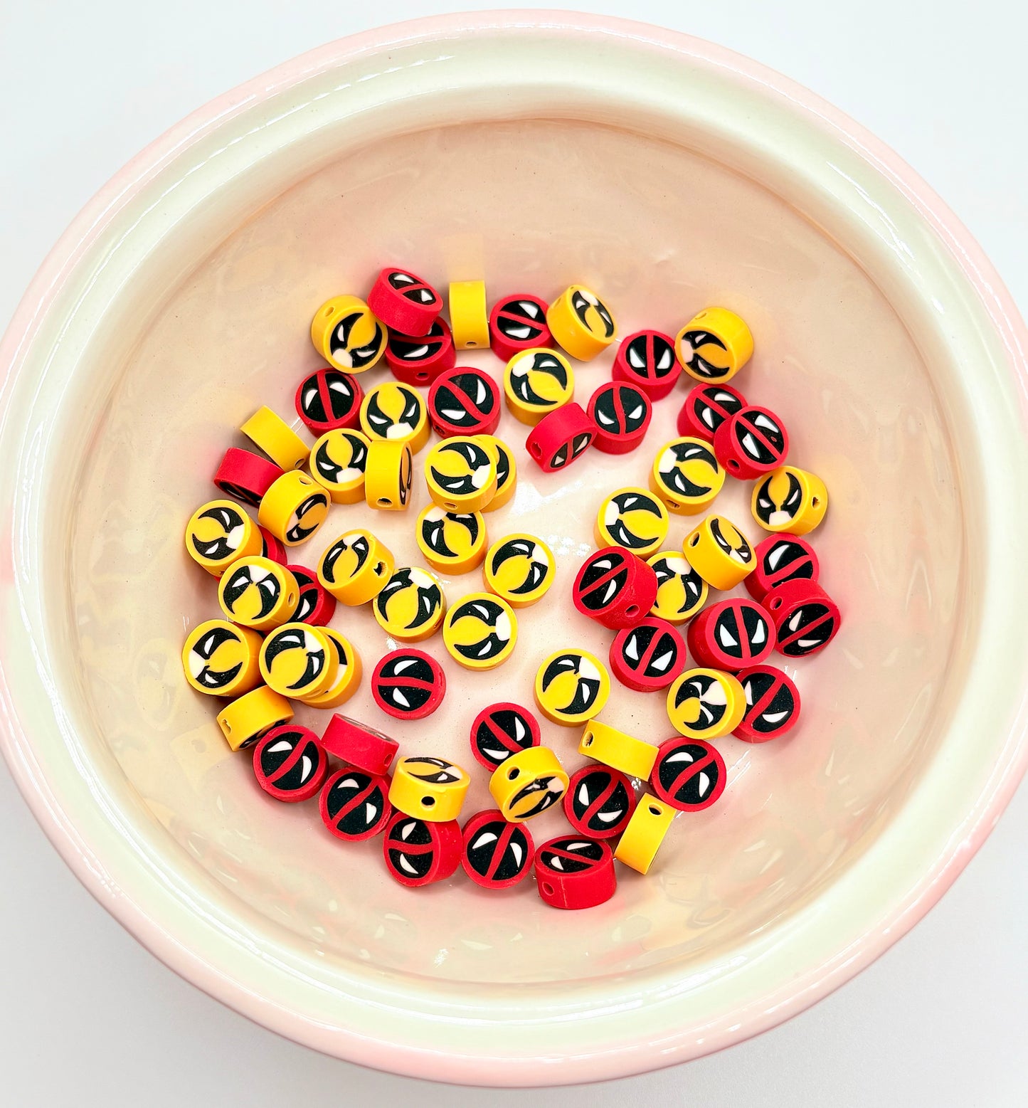 Superheroes 9mm Beads