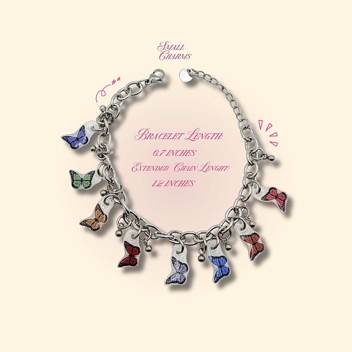 Butterfly Charm Bracelet