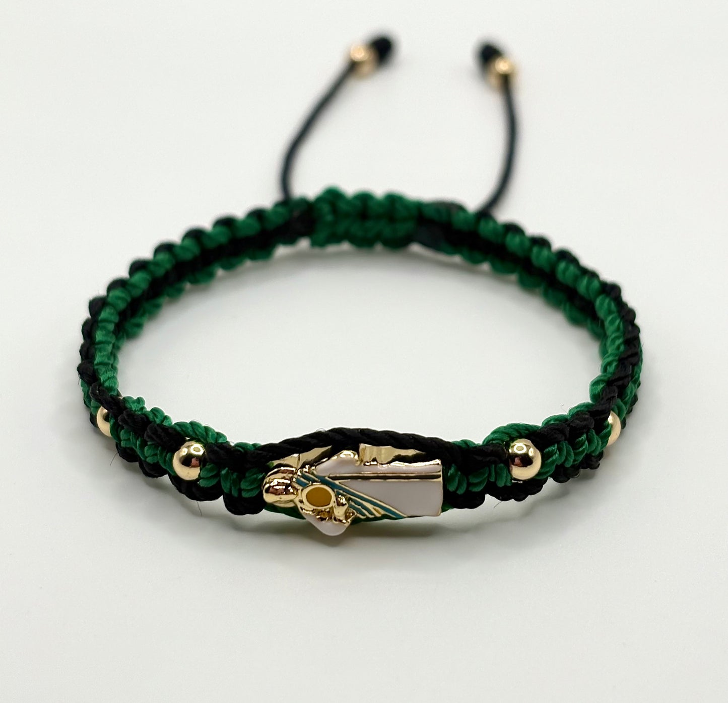 Green/Black San Judas Bracelet