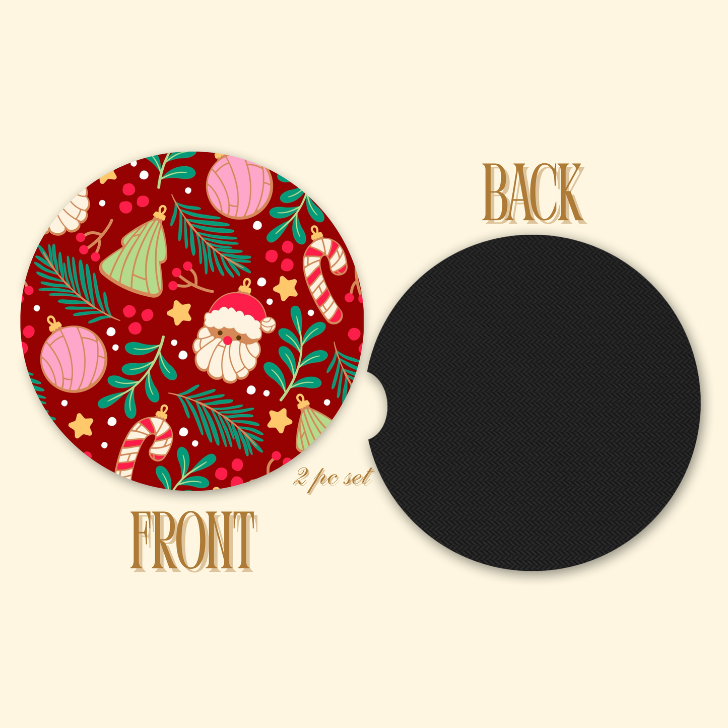 Christmas Car Coasters