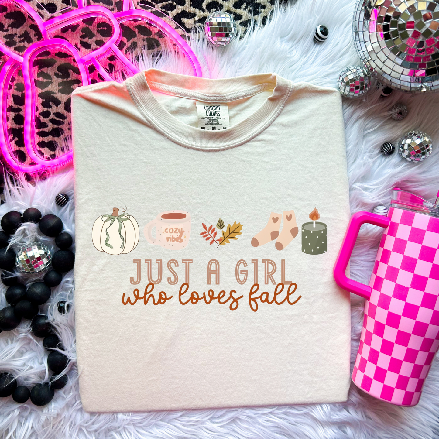 Fall Girl Print