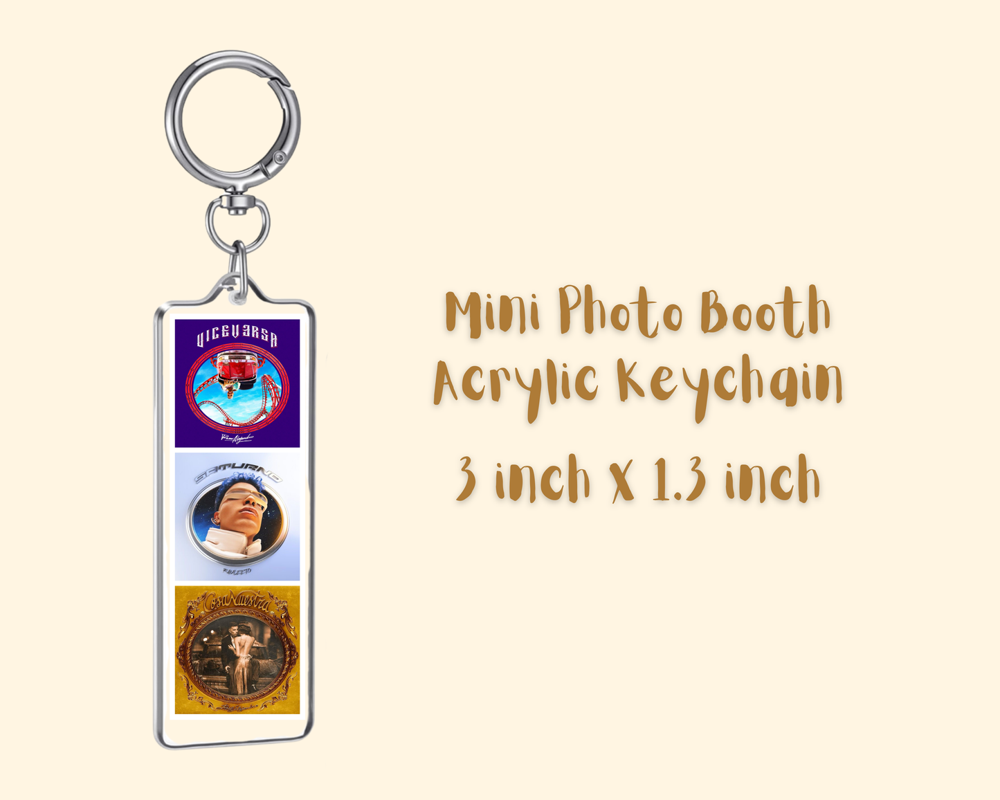 Rauw Alejandro Album Keychain