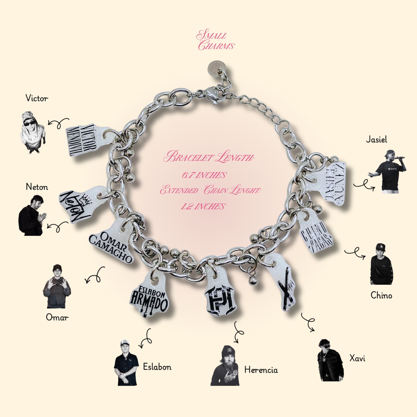 Artist Charm Bracelet Pt. 2