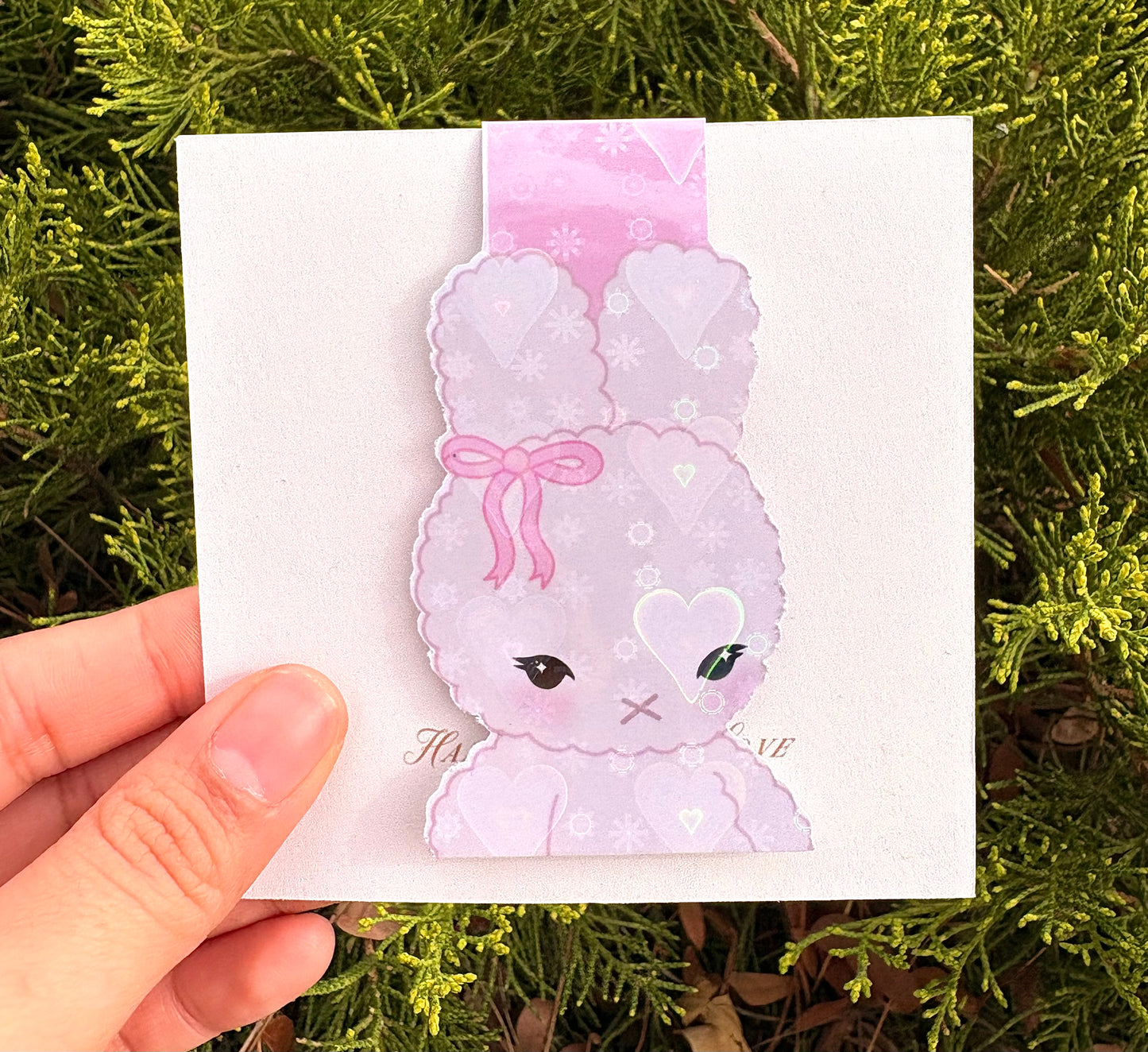 Coquette Bunny Bookmark