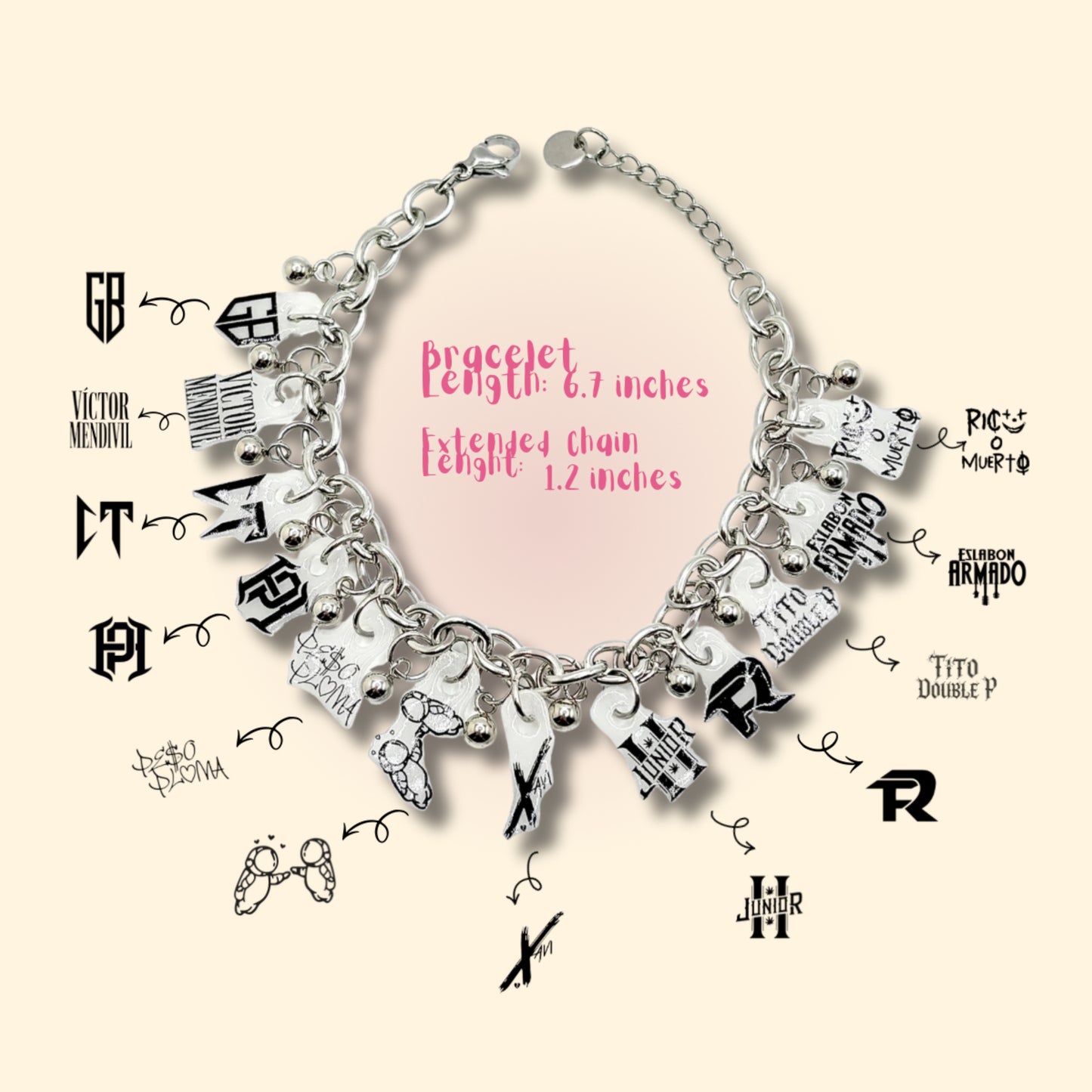 Artists Charm Bracelet