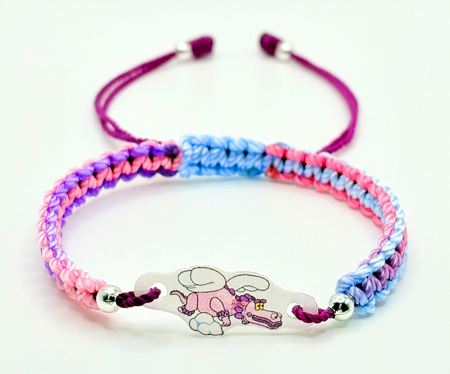Pink Junior H Dragon Bracelet