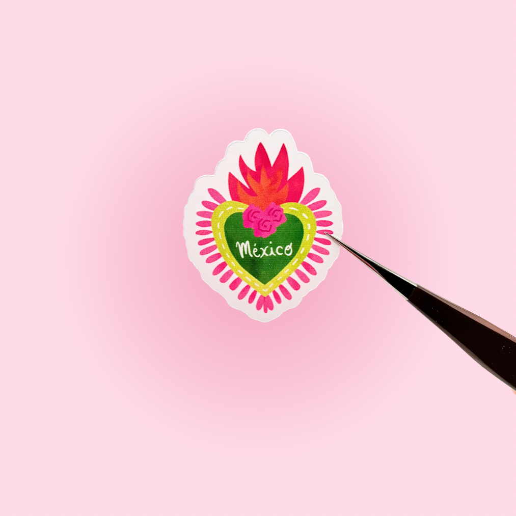 Mexico Heart Sticker