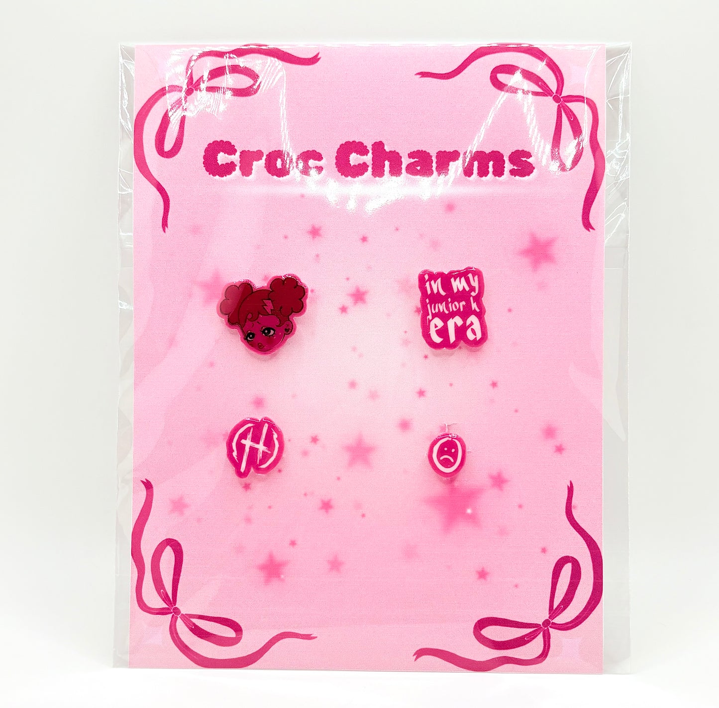 Pink Sad Girlz Croc Charm Bundle