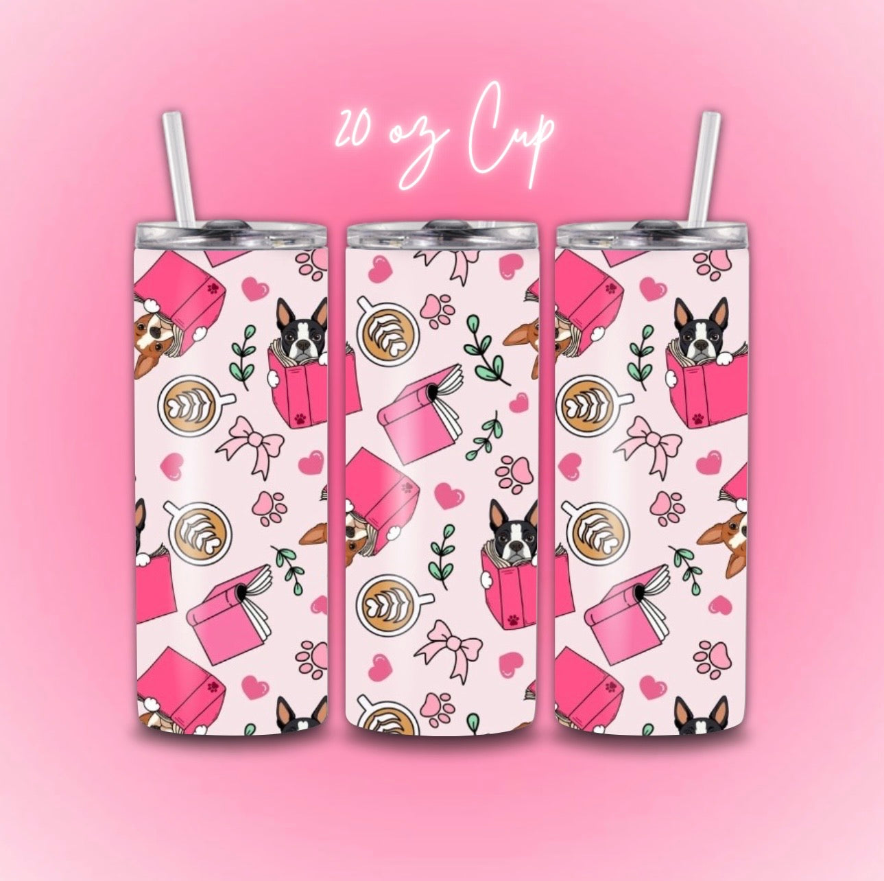 Cute Dog Tumbler