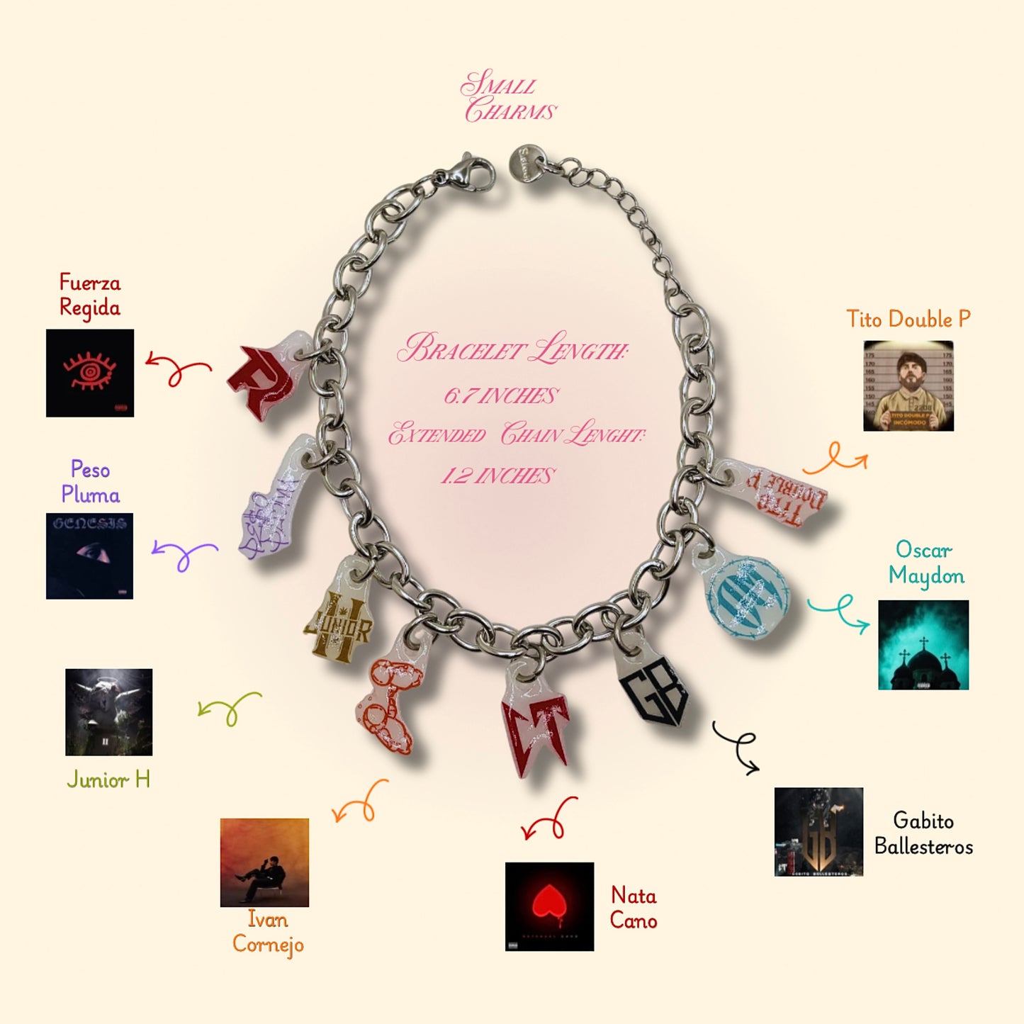 Artists Charm Bracelet