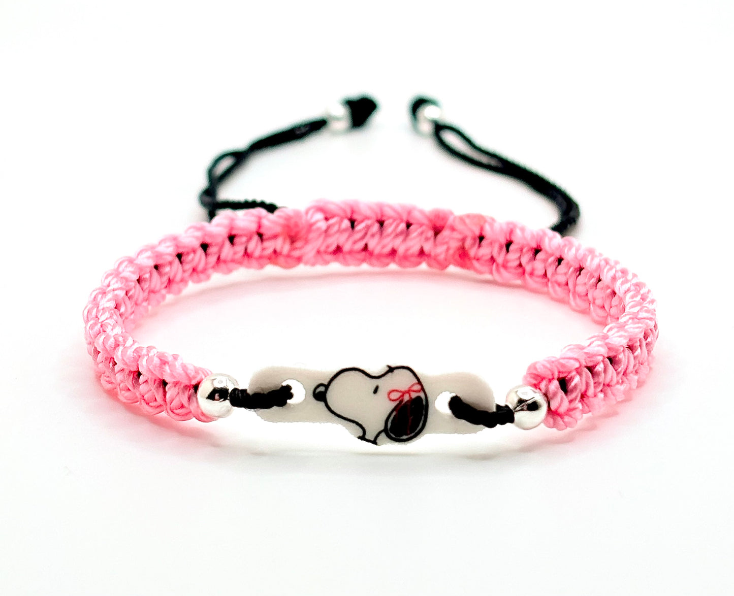Coquette Pink Dog Bracelet