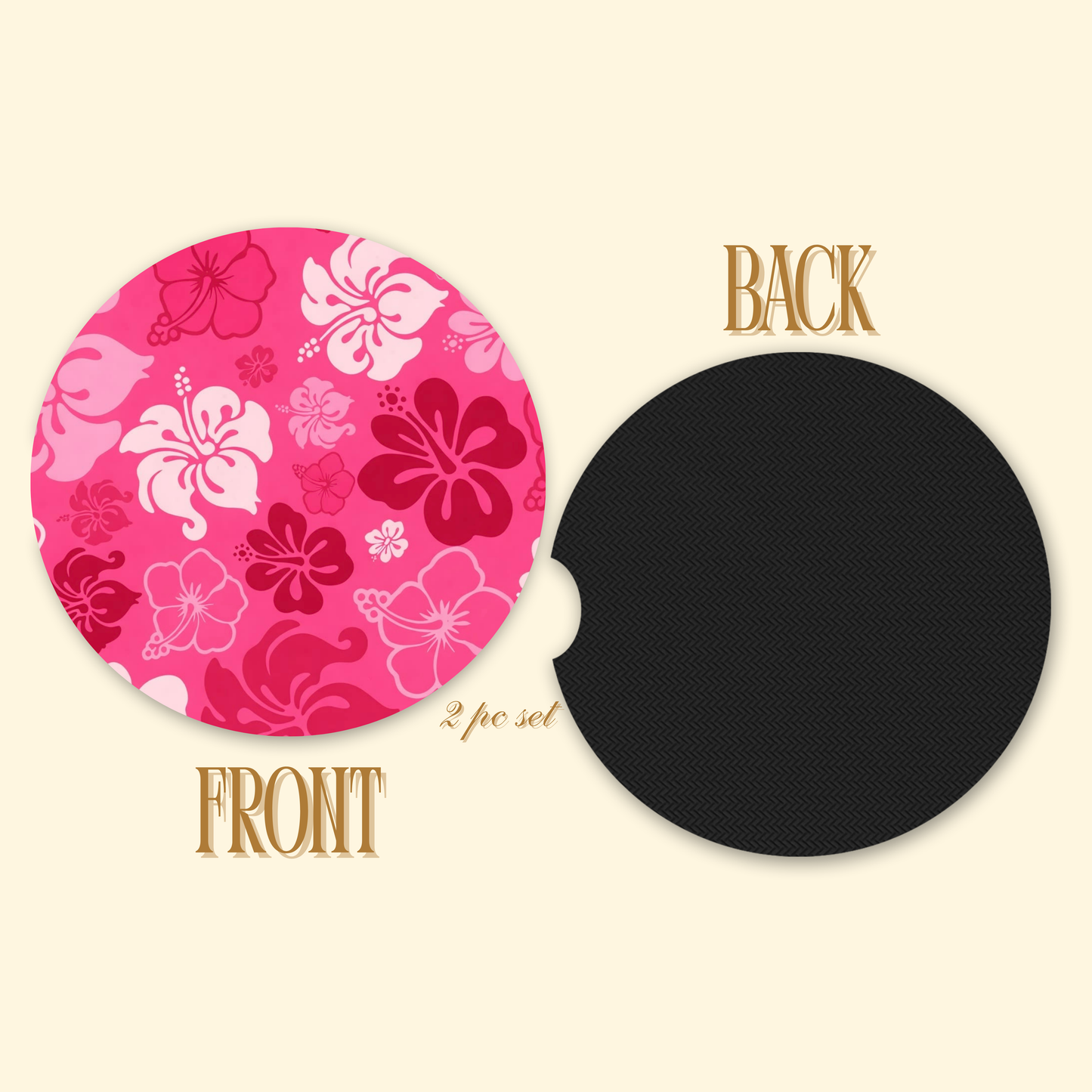 Flower Car Coasters