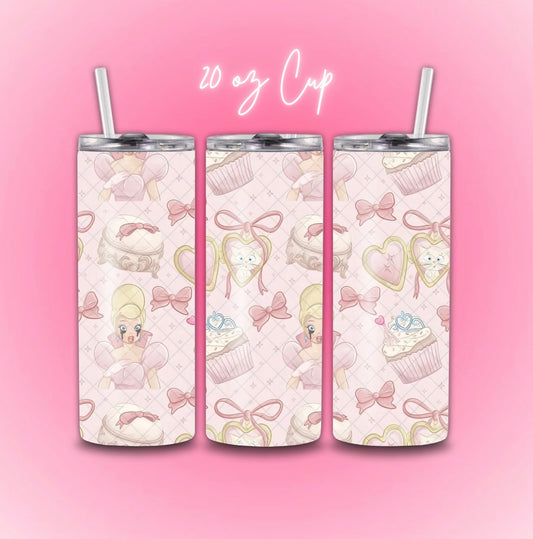 Pink Princess Tumbler