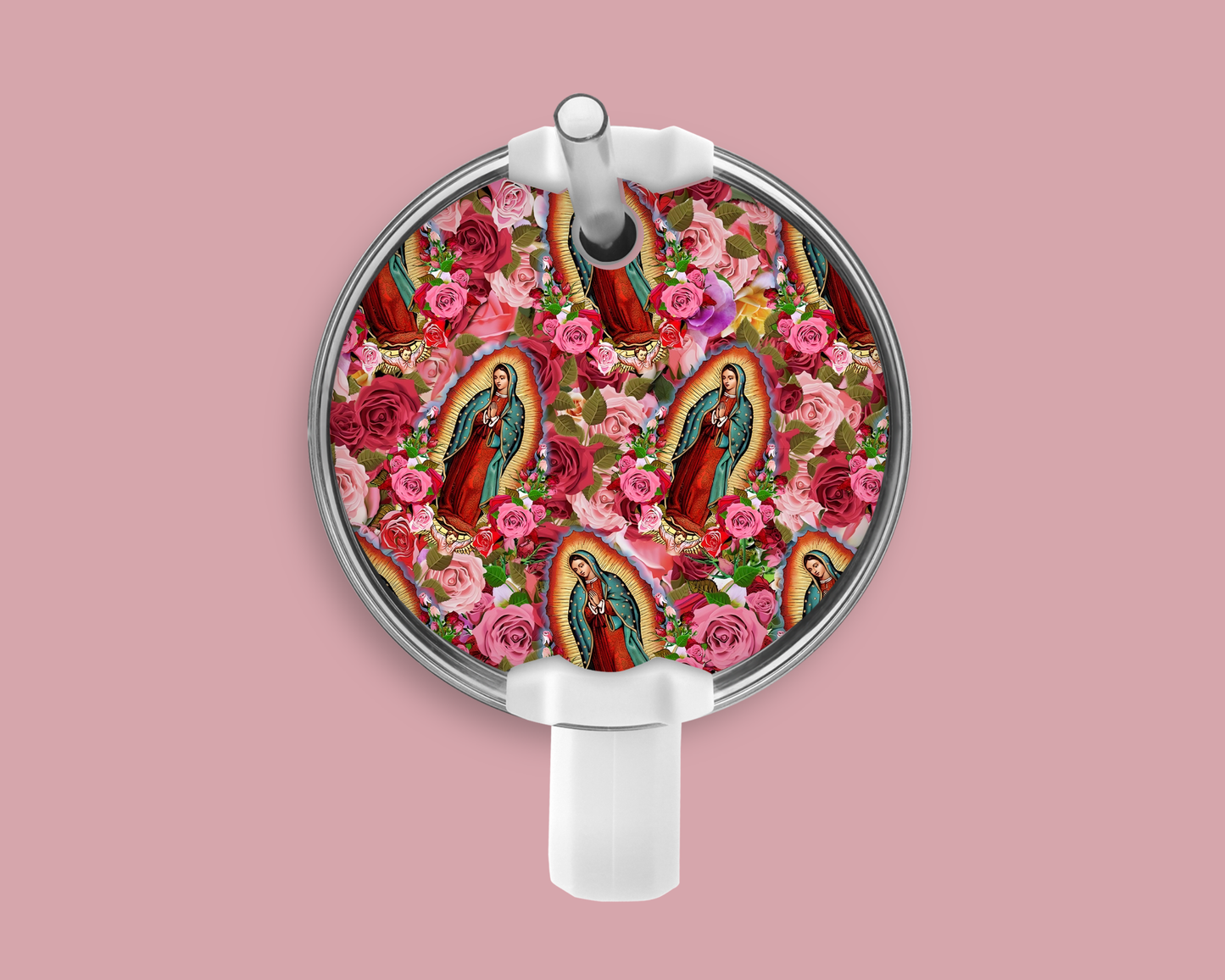 Virgencita Tumbler Plate