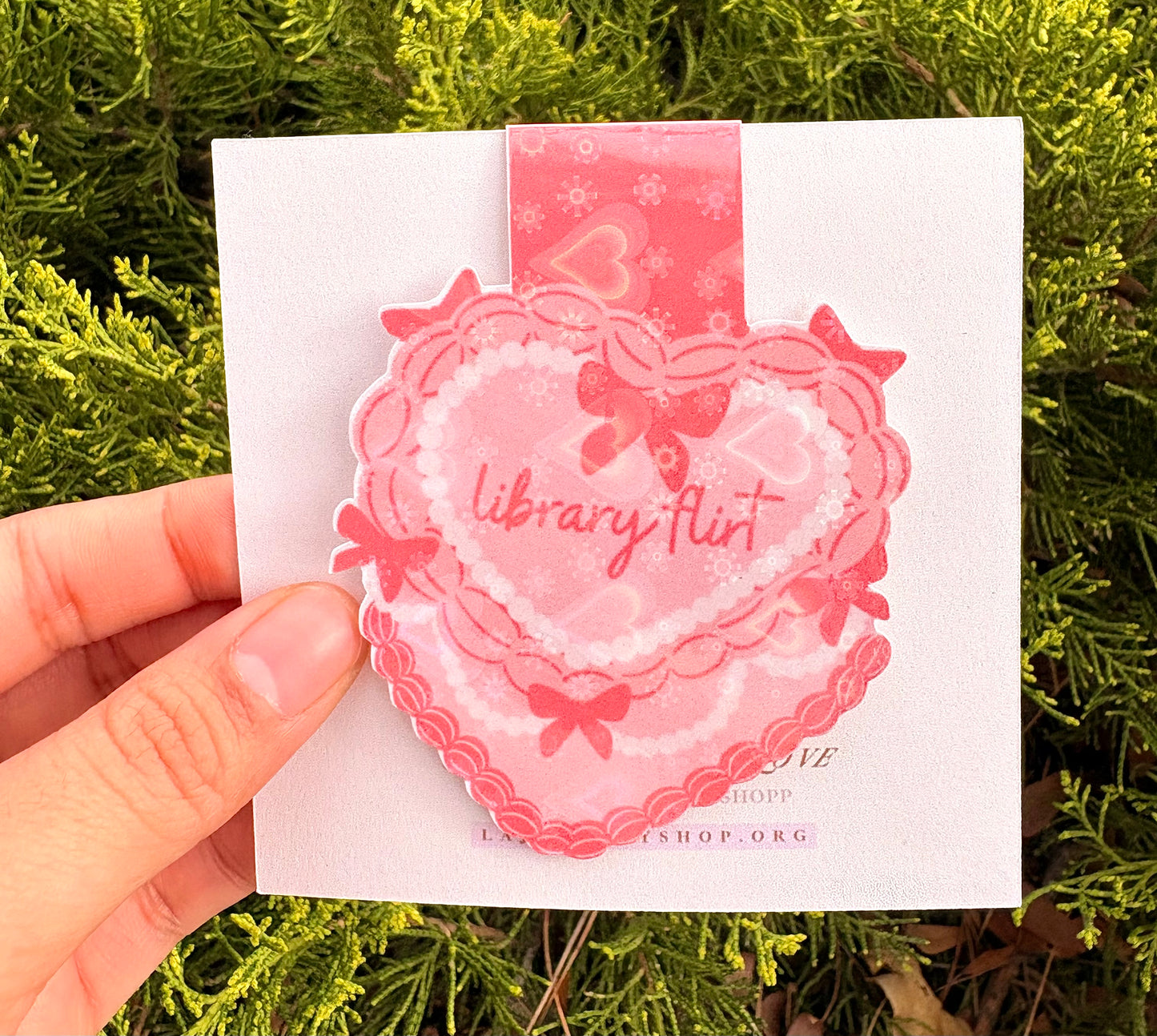 Library Flirt Bookmark
