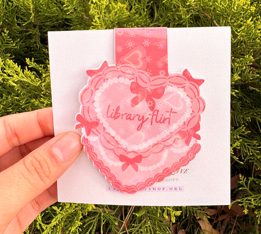 Library Flirt Bookmark