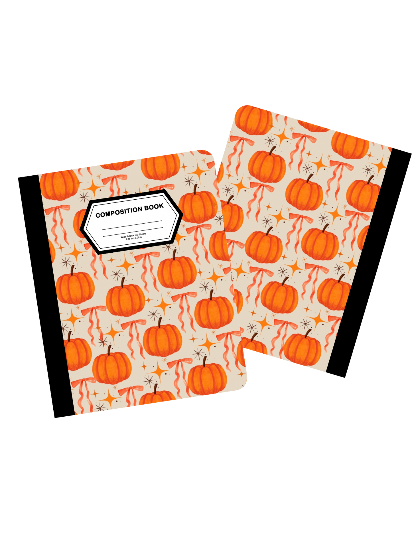 Coquette Pumpkin Notebook