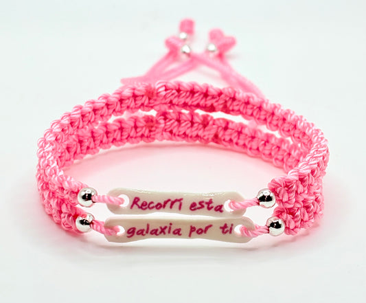 Pink Recorri Esta Galaxia Por Ti Bracelets