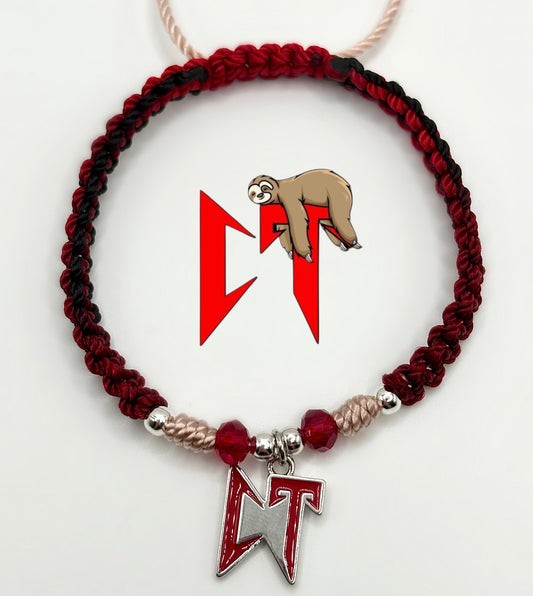 Red Silver CT Bracelet