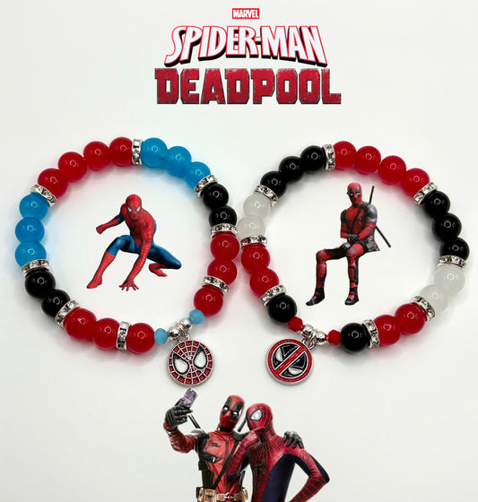 Spiderman X Deadpool Bracelets