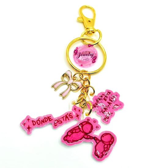 Pink Ivan Cornejo Keychain