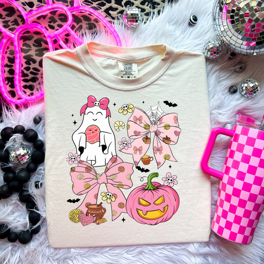 Pink Spooky Print