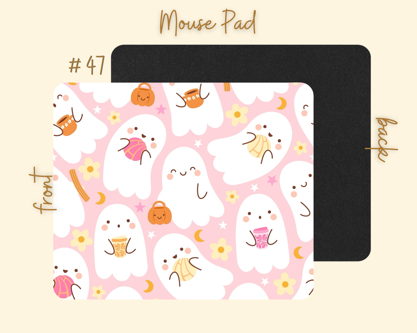 Cute Ghost Mousepad
