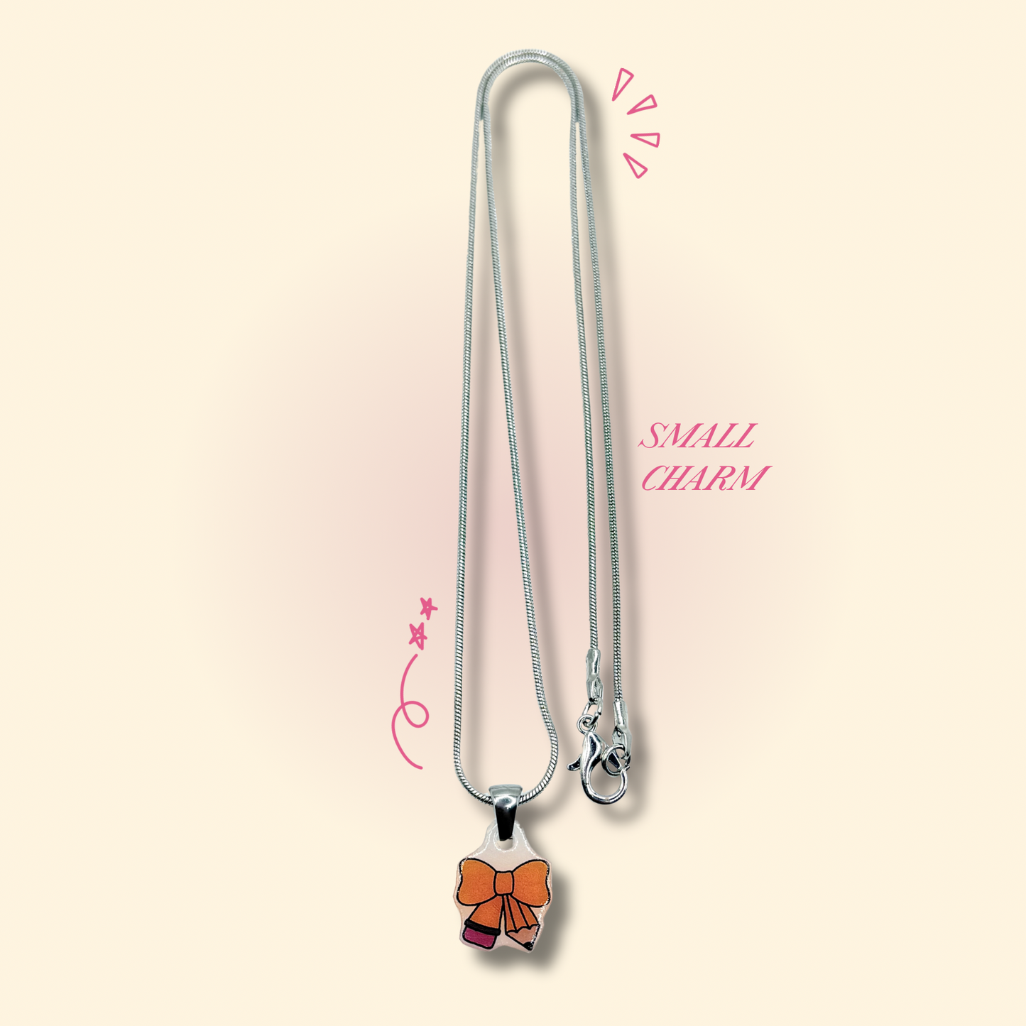 Teacher Bow Necklace